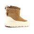 Женские мини угги с галошами Ugg Classic Mini Weather Hybrid Whitecap (Угг Классик мини хабрид белые)