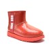 Женские прозрачные мини угги Ugg Mini Clear Red