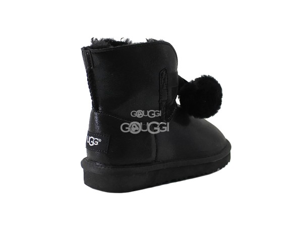 Детские угги Kids Gita Metallic Black
