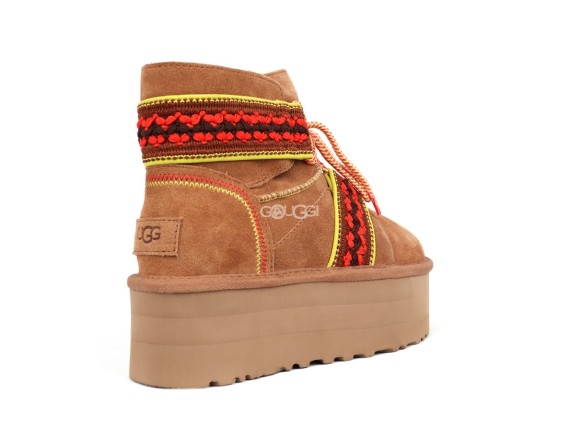 Женские угги Classic Mini II Braid Platform-Org
