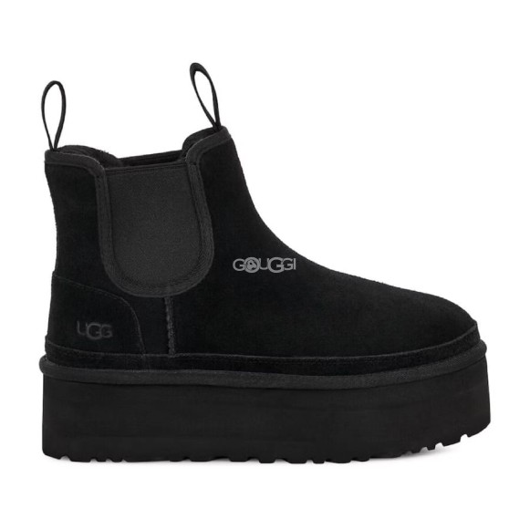Женские ботинки на платформе UGG Neumel Platform Chelsea Black