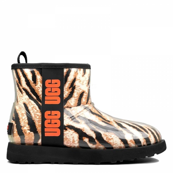 Женские прозрачные мини угги Ugg Classic Clear Mini Tiger