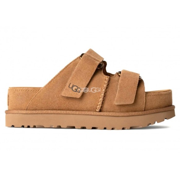 Женские шлепанцы Ugg Goldenstar Slide Chestnut