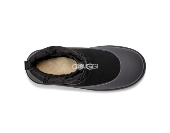 Женские мини угги Classic Mini Lace-Up Weather Black