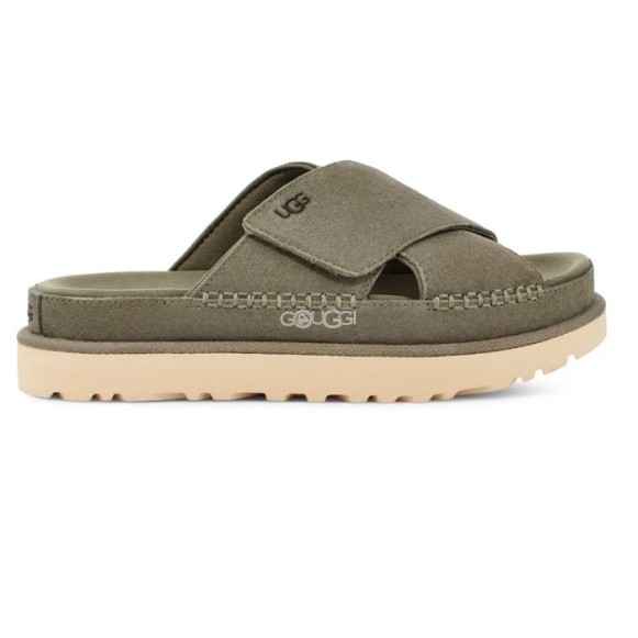 Женские шлепанцы Ugg Goldenstar Cross Green