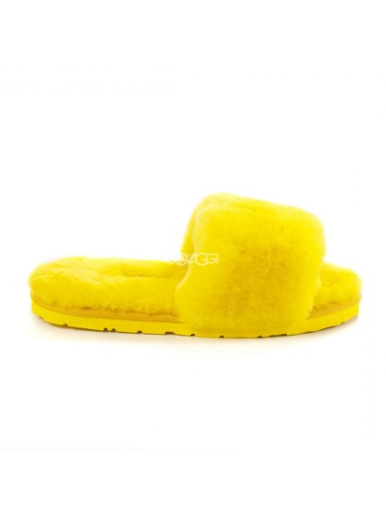 Женские тапочки Fluff Slide Slippers Yellow