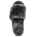 Женские тапочки Fluff Slide Slippers Dark Grey