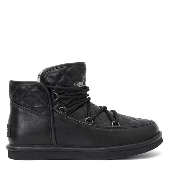Женские кожаные ботинки Ugg Lodge Mini Leather Black