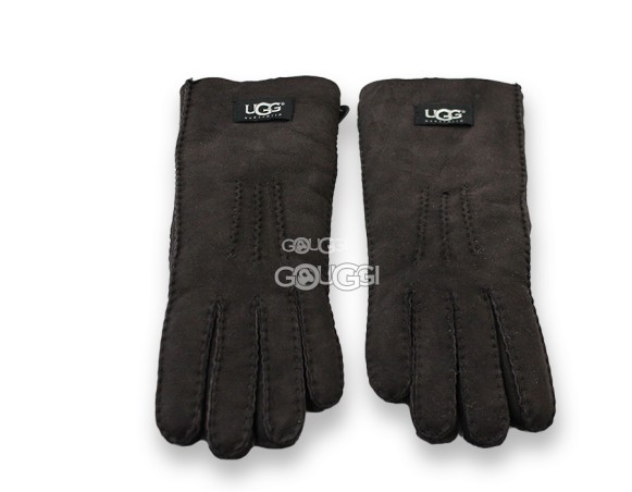 Женские удлиненные перчатки UGG Chocolate - 1027