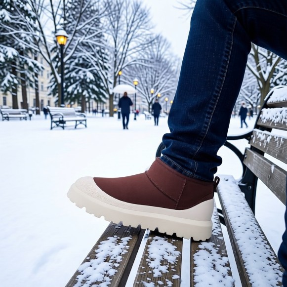 Мужские ультра мини угги UGG Men Ultra Mini Hybrid Chocolate