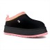 Женские слипоны на платформе UGG Tazz Black Tropical Pink