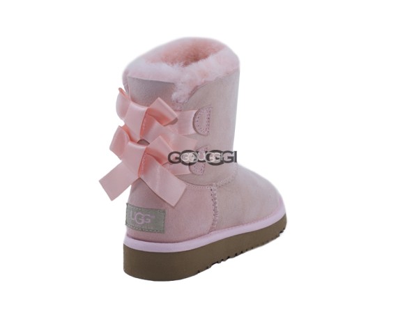 Детские угги с бантиками Kids Bailey Bow Bright Pink