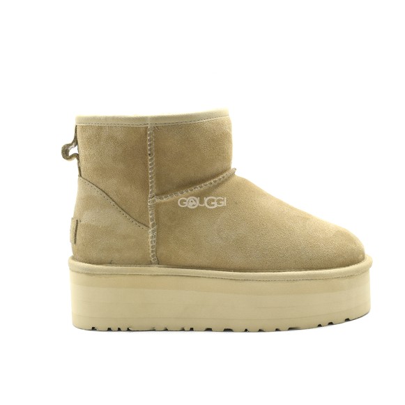Женские ультра мини угги на платформе UGG Classic Ultra Mini Sand