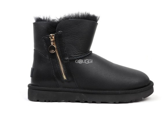 Женские угги на молнии Bailey Zip Mini Black