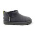 Женские ультра короткие угги на молнии Ugg Women's Ultra Mini Grey Zip